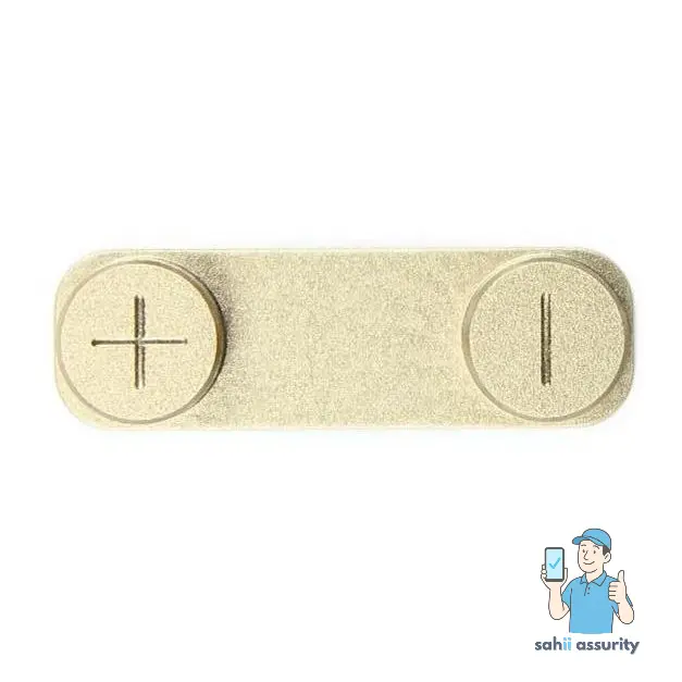 Volume Side Button Outer for Apple iPhone 5s Gold thumbnail